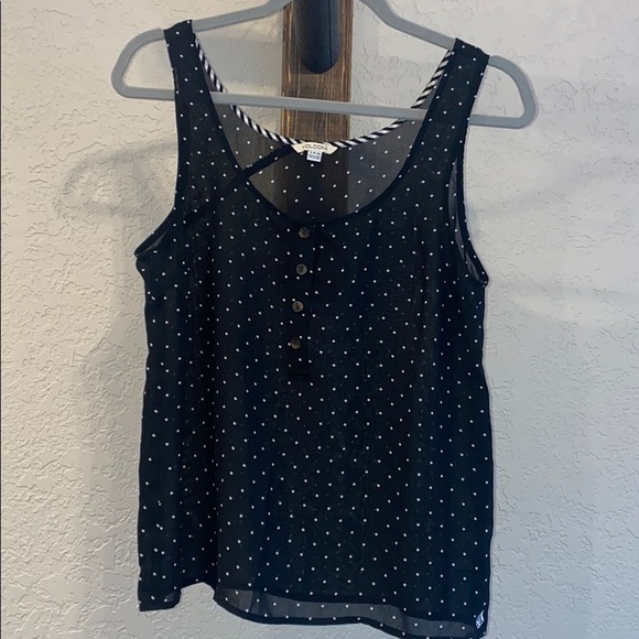 Volcome Polka Dot Sheer Top - Picture 2 of 6